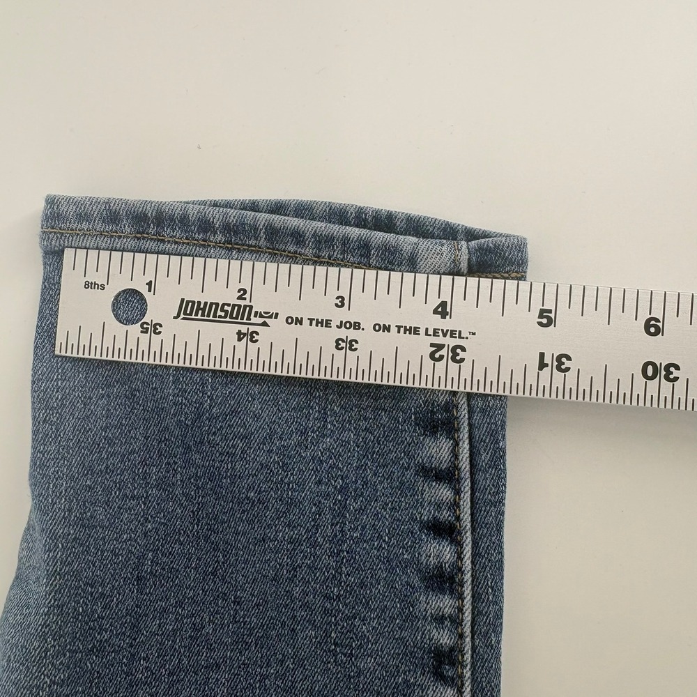 Gap True Skinny High Rise Jeans Womens 29 8R Medium Indigo Blue Stretch‎ Denim - Picture 9 of 15